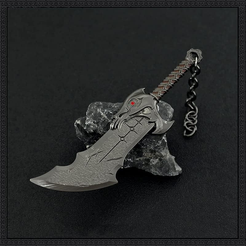 God of War Ragnarök Kratos Blades of Chaos Action Figures Game Toy Collection Keychain Desk Decoration Backpack Pendant Gift