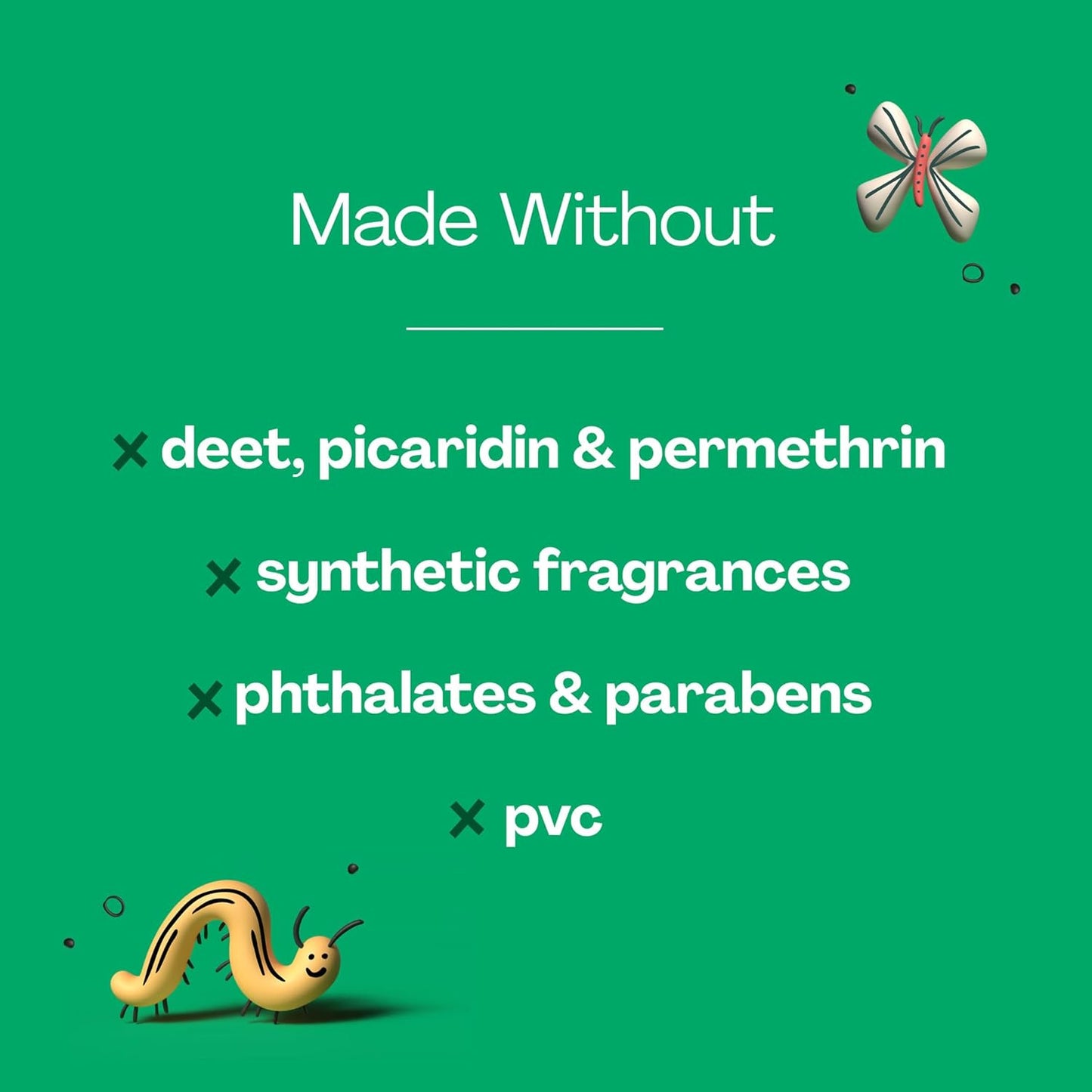 Hello Bello Kids Mosquito Repellent Bracelets, Made with Natural Citronella and Peppermint Oils, 5ct Bag