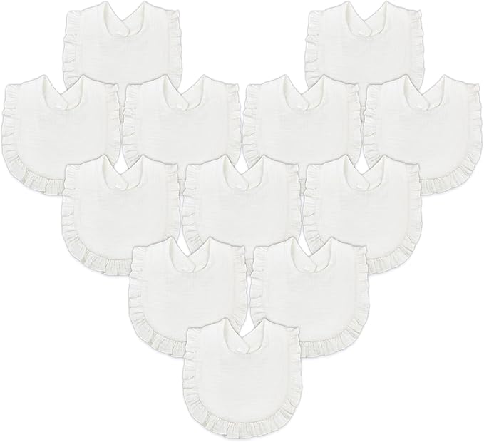 Baby Bibs Muslin Drool Teething Drooling Bibs for Baby Girl Boy Muslin Cotton