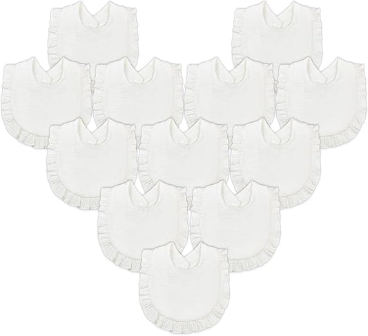 Baby Bibs Muslin Drool Teething Drooling Bibs for Baby Girl Boy Muslin Cotton