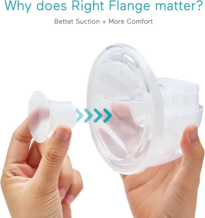 Paruu P10 Flange Insert 21mm, Original Breast Pump Parts, Wearable Breast Pump Replacement Accessories, 2 Pack