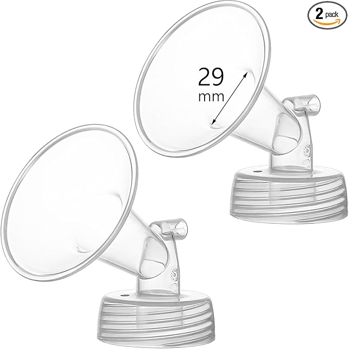 29mm Flange Compatible with Spectra S1 S2 9 Plus Synergy Gold Breastpump Replacement to Spectra Pump Parts and Flange; Not Original; Replaces Shield