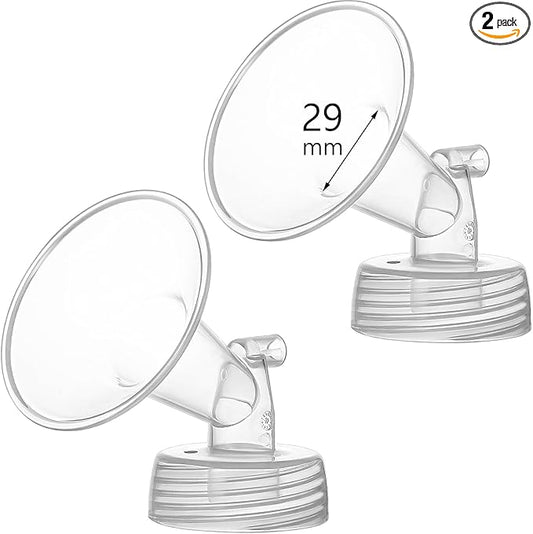 29mm Flange Compatible with Spectra S1 S2 9 Plus Synergy Gold Breastpump Replacement to Spectra Pump Parts and Flange; Not Original; Replaces Shield