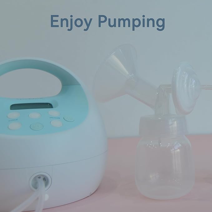 17 mm Flange Set Compatible with Spectra/Motif Luna Wide-Mouth Bottles, Breast Pump Parts Includes Breast Shield Tubing Valve Backflow Protector, Not Original Spectra Accessories