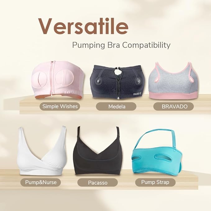 Maymom MyFit Comfy Series 21 mm Two-Piece Design Breastshield Compatible with Medela Breast Pump Parts; Replace Medela Shields; Fit MaxFlow Flex Connector; 2pc