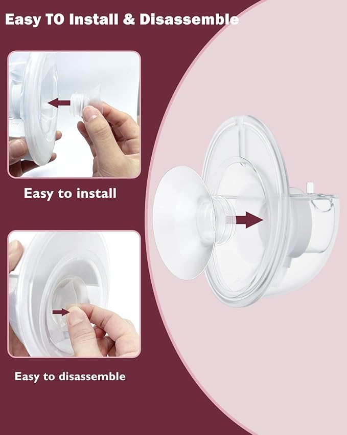 Flange Insert 2PCS 15mm Compatible with Momcozy M9/M6/M5/S12 Pro/V1 Pro/V2 pro, Spectra/Medela/Elvie/NCVI/TSRETE/eufy/Lansinoh/Paruu/MomMed Breast Pump 24mm Shields/Flanges (2pcs-15mm)