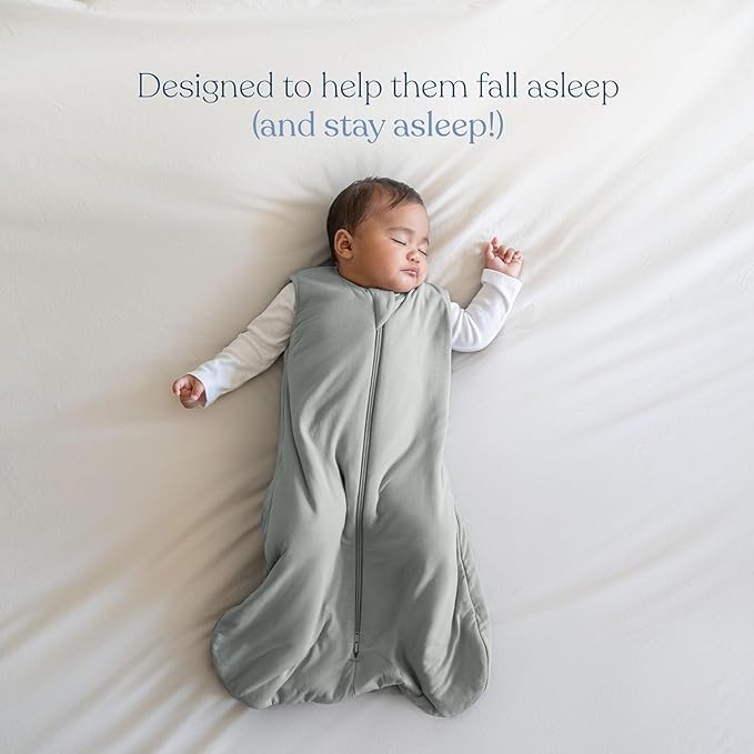HALO SuperSoft Bamboo Wearable Blanket 1.5 TOG – Buttery Soft, Plush Baby Sleep Sack for Newborns, Infants & Toddlers, Hip-Healthy Design, Machine Washable, 12-18 Months, Large, Charcoal