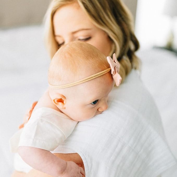 Little Unicorn Ultra-Absorbent Premium Burp Cloth | Soft on Baby's Skin | Larger Size | Ergonomic Design (White)