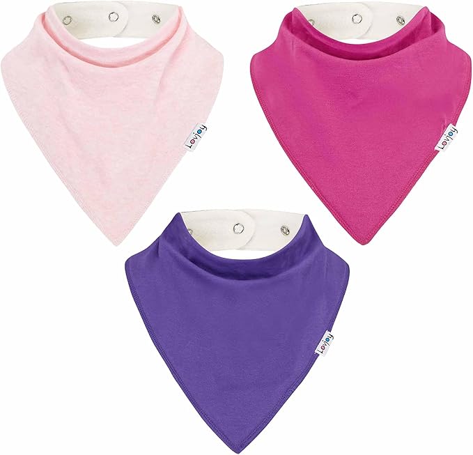 Lovjoy Large Bandana bibs - Special Needs Bibs - For Older Children, Youth and Adults - Practical, absorbent and Stylish