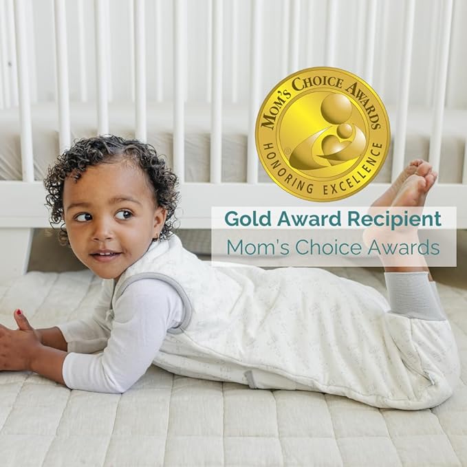 Tealbee Dreamsuit Toddler Sleep Sack with Feet – Walker Sleep Bag with Legs, Rayon made from Bamboo, All Season 1.2 TOG, 2-Way Zipper, 2T-3T - Love Milk