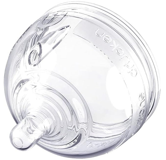 Inttero Breast-Mimic Anti-Colic & Air-Free Vent Nipples - Medium Flow (3-6 Months / 2 Holes) / 3-Pack