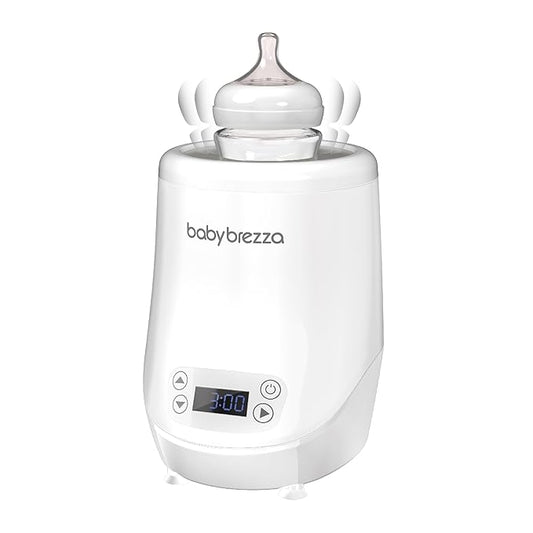 Baby Brezza AirSwirl Waterless Baby Bottle Warmer - Safely Warm Breastmilk + Formula - Bottles Stay Dry + Nutrients are Protected - Works with Nearly All Bottles