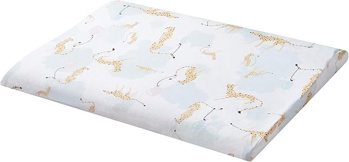 Nest Designs Toddler Pillow with Bamboo Viscose Pillowcase - Stars White, Medium (Jersey)