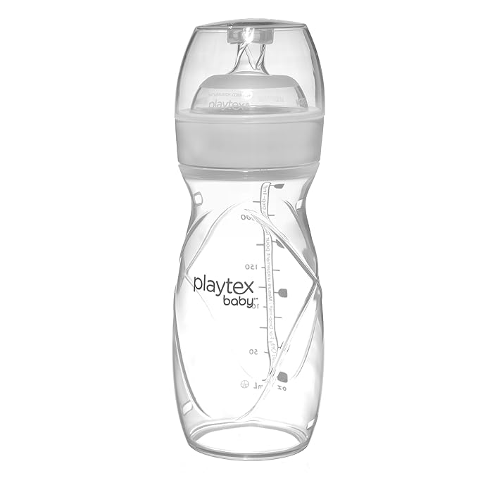 Playtex Baby Nurser PODS Starter Set with Reusable Silicone PODS, 8 Oz Bottles (x2), 6 Oz Silicone PODS (x4), and 2 Breast Pump Adapters, Feeding Essentials for Newborn and Breastfed Babies