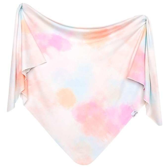 Copper Pearl Large Premium Knit Baby Swaddle Receiving Blanket Nova