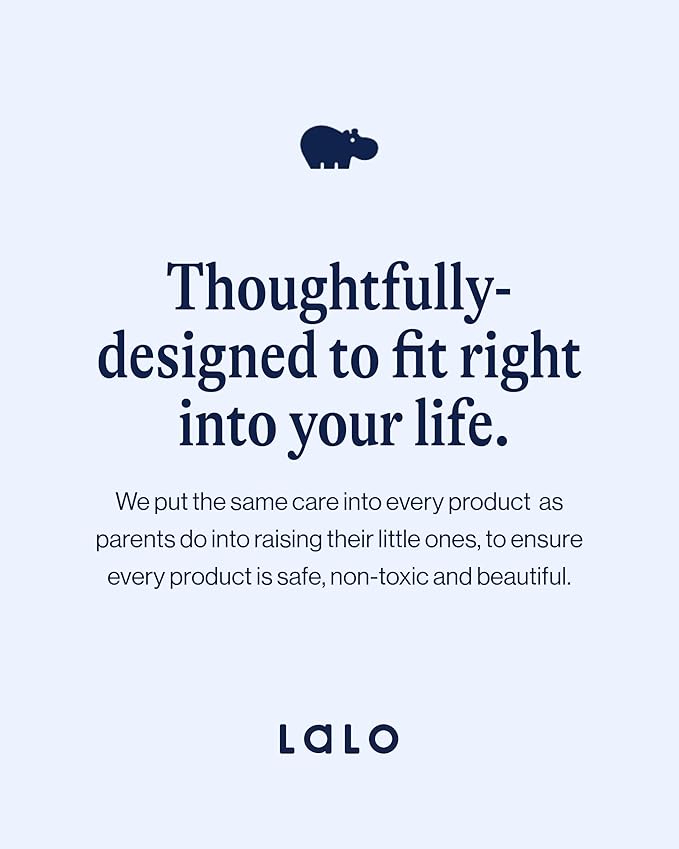 Lalo The High Chair Infant Kit - Convertible Wooden High Chair for Babies & Toddlers with Infant Support & Cushion, Grows with Your Child, Dishwasher Safe Tray, Adjustable Footrest Licorice