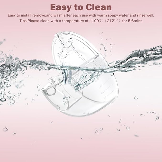 One Milk Collector Cup Only Compatible with Momcozy M5 Wearable Breast Pump Replacement Accessories, Not for Others
