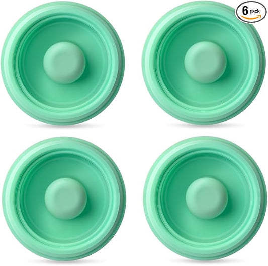 TB Tbuymax 4pc Pump Seals Compatible with Elvie Stride Diaphragm, Replacement Food Grade Silicone Breast Pump Accessories, Compatible with Elvie Stride Membrane Pump Parts