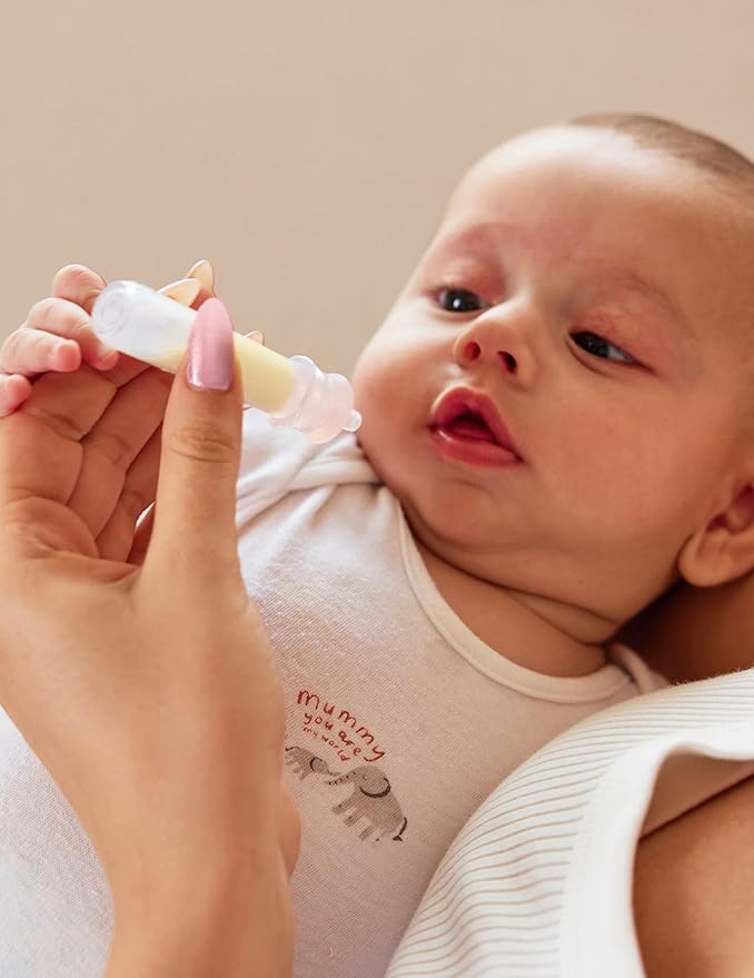 Momcozy Colostrum Collector Reusable Breast Milk Collector, Portable Colostrum Container Can be Feeding Baby, Multi-Use Collector BPA Free, 5ml-2pcs