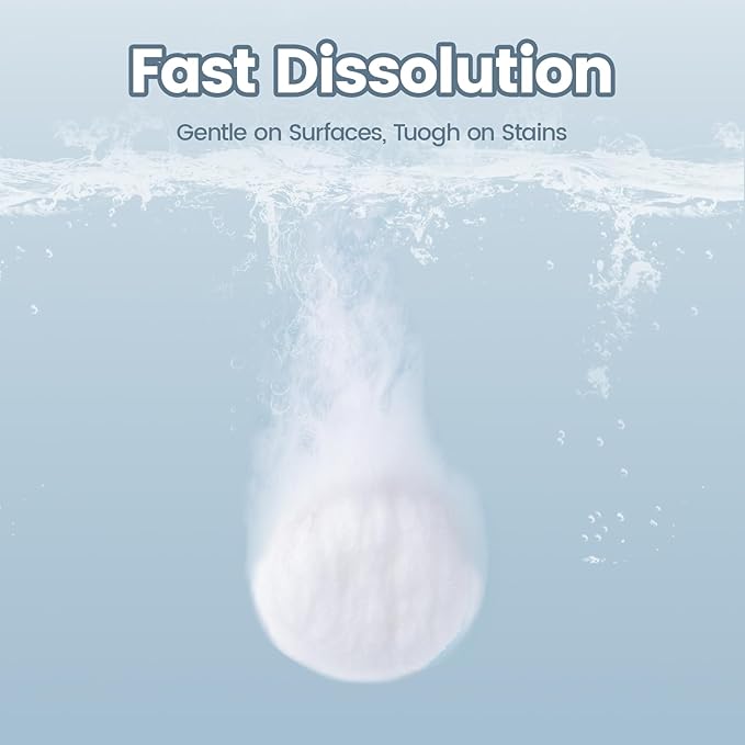 NCVI 150 PCS Detergent Washing Tablets Compatible with Momcozy, Baby Brezza, GROWNSY Bottle Washers, Effective Cleaning & Easy to Use, and Suitable for All Baby Bottle Washers