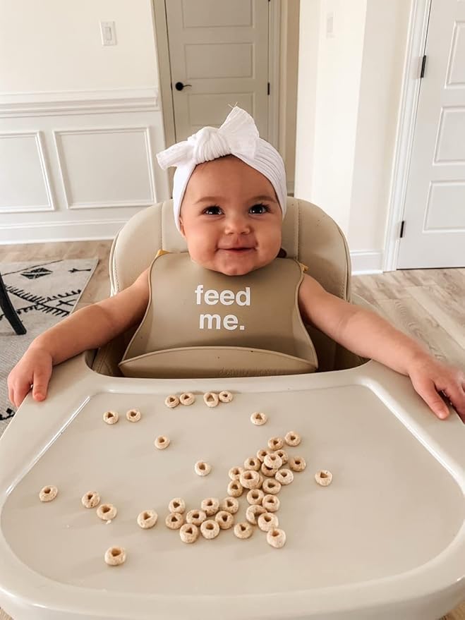 Denver James Silicone Feeding Bibs | Dishwasher Safe. Waterproof. Adjustable.