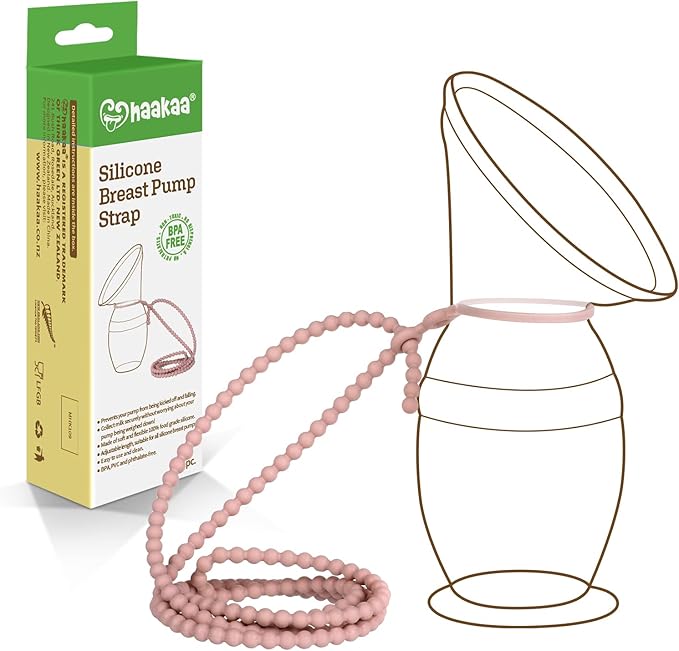 haakaa Silicone Strap for haakaa Gen.1/2/3 Breast Pump Manual Breast Pump Strap | Color: Blush