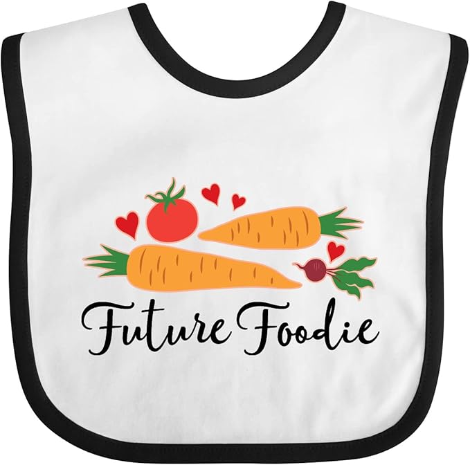 inktastic Future Foodie Cute Vegetable Baby Bib