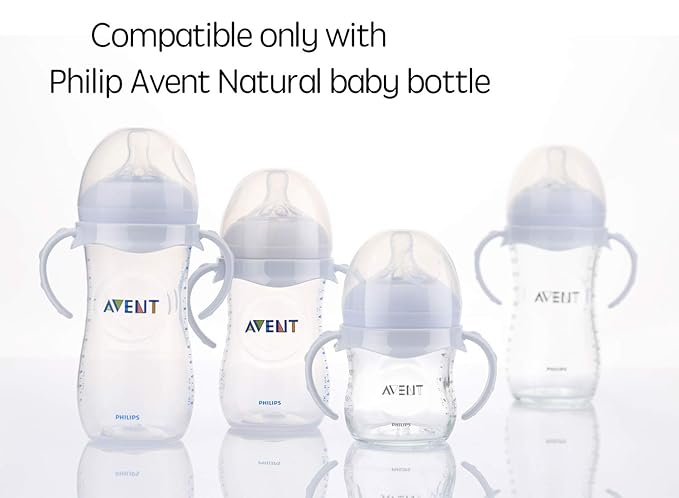 Compatible Baby Bottle Handles for Philips Avent Natural Baby Feeding Bottles, 2 Count