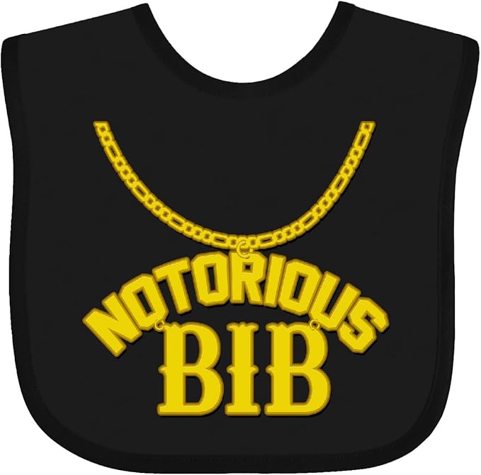 inktastic Notorious Bib Baby Bib