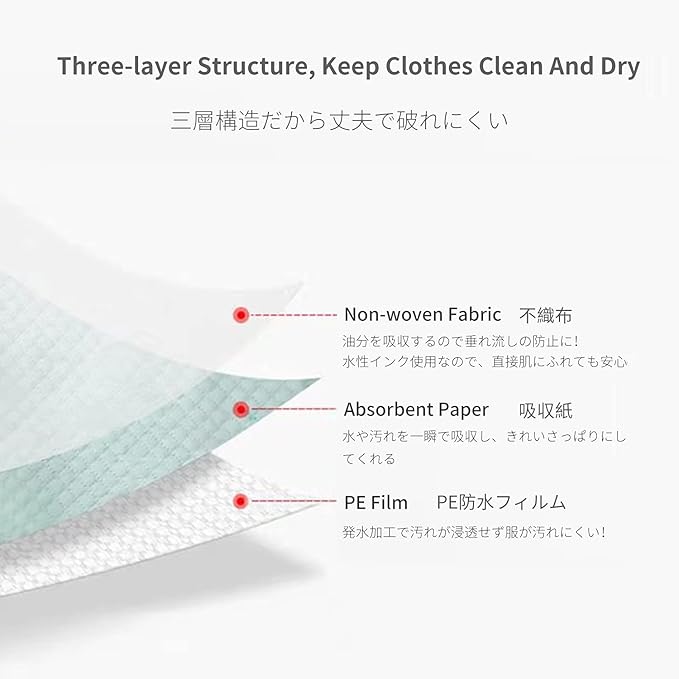 Baby and Infant Disposable Travel Bibs - Soft, Leakproof, for Toddlers Babies, Feeding, Traveling, (60PCS) Snail