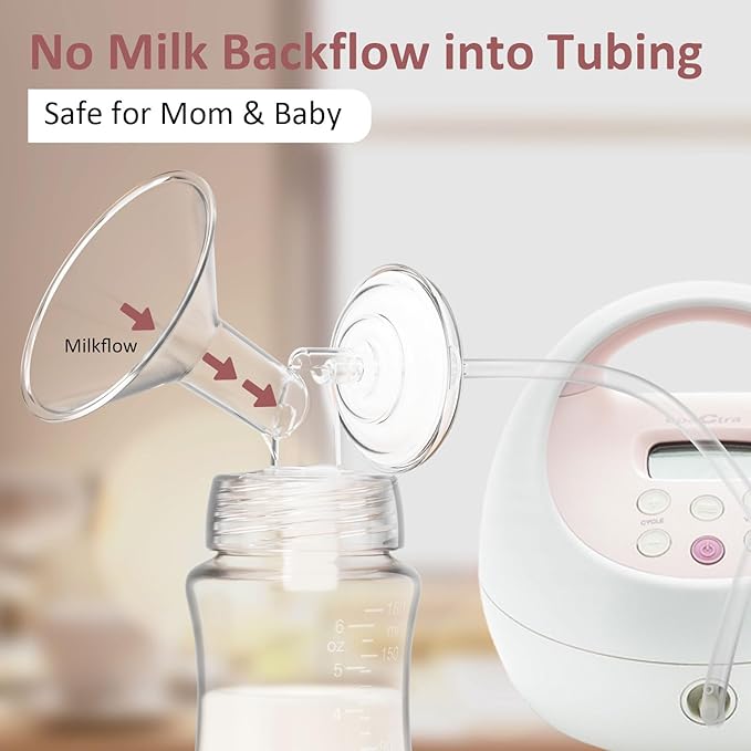 10PCS Breast Pump Parts Compatible with Spectra S2 Spectra S1, 6 Pack Silicone Duckbill Valve & 4 Pack Silicone Diaphragm for Spectra Breastpump Parts, Not Original Spectra Replacement Accessories