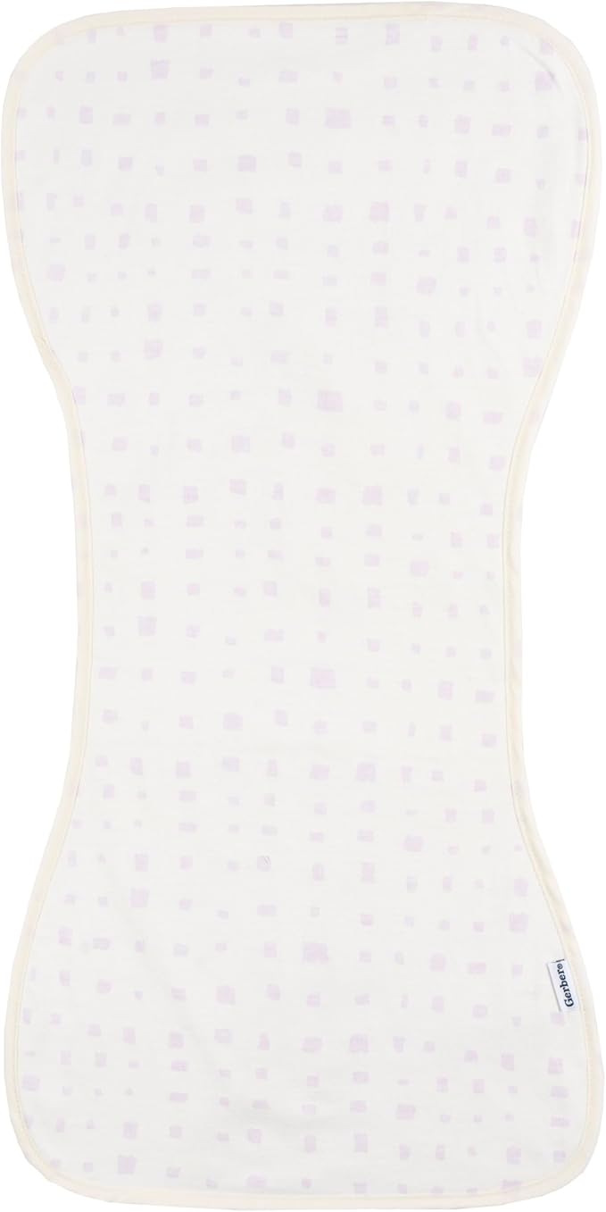 Gerber Baby Unisex Burp Cloths 5-Pack, Pink, Size 10.5" x 21"