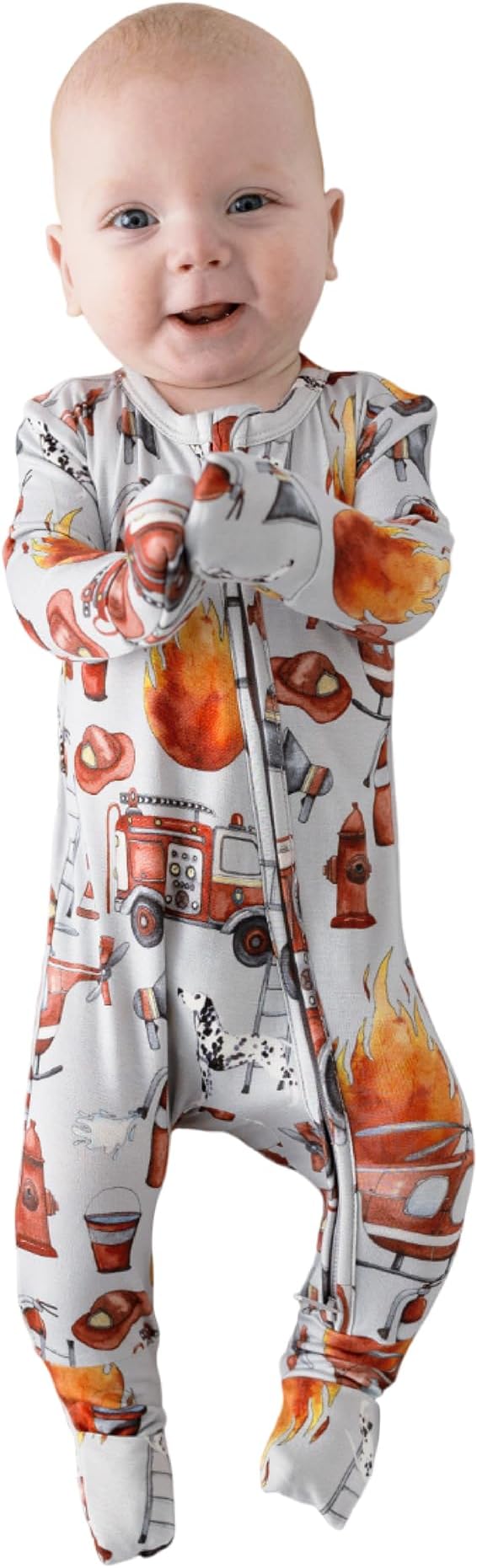 Posh Peanut Convertible Baby Sleepers - Girls Footless Baby Pajamas with 2 Way Zipper for Easy Diaper Changes