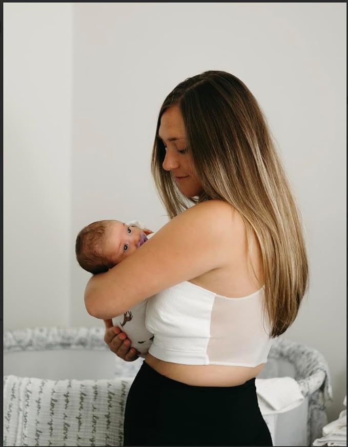 Nipple Diaper Absorbent Nursing Bra 100% Cotton, 7 Pack Single-Use Disposable Non-Toxic Garment for Breastfeeding