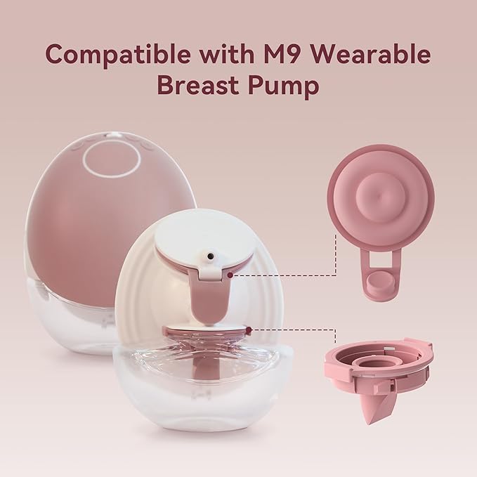 Replacement Pump Parts Compatible with Momcozy M9 Pump Parts Include 4PCS Duckbill Valves & 4PCS Diaphragms for momcozy m9 Replacement Parts (8PCS)