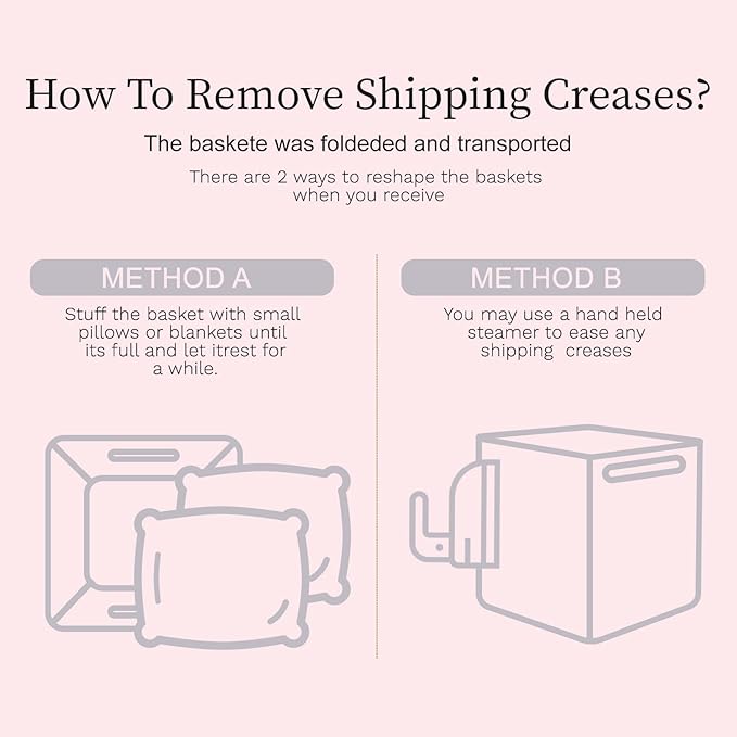 Hopegiver Storage Baskets for Organizing with Handle, Woven Baskets for Shelves - Durable Gift Basket for Cloth Toys Books Baby, Cotton Rope Basket for Dog Cat, 15x11x10 Inch(Pink&Blue&Yellow)