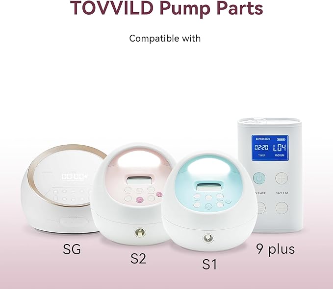 Breast Pump Parts for Spectra, Replace Duckbill Valves Tubes Backflow Protector Membrane for Spectra S1 S2 9 Plus Synergy Gold Breast Pump Replacement Accessories,10PCS