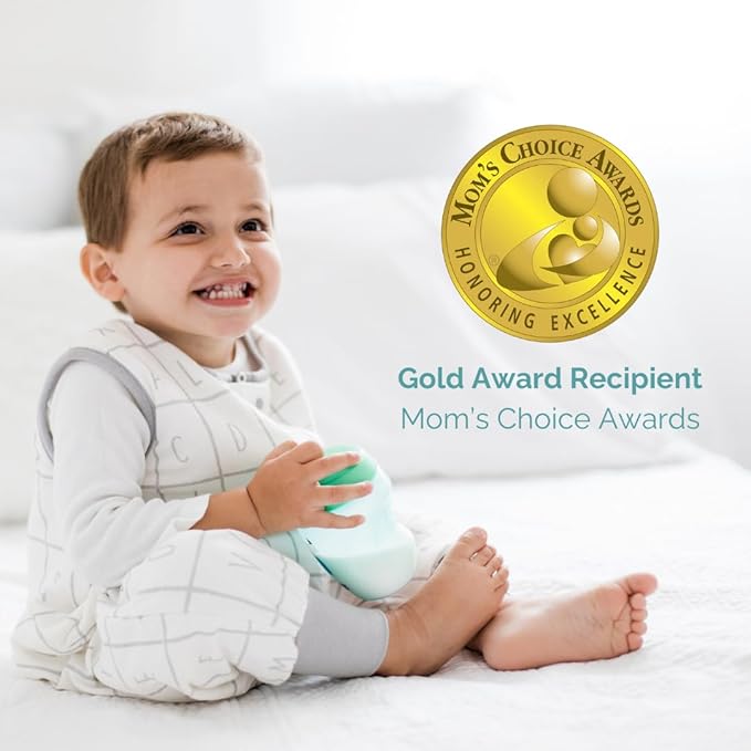 Tealbee Dreamsuit Toddler Sleep Sack with Feet – Walker Sleep Bag with Legs, Rayon made from Bamboo, All Season 1.2 TOG, 2-Way Zipper, 2T-3T - Alphabet