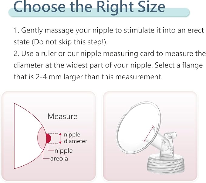 Pump Parts Compatible with Spectra S1/S2/9 Plus, Not Original Accessories, Full Set Replacements Include 13mm Flange, Duckbill Valve, Backflow Protector, Tubing and Bottle