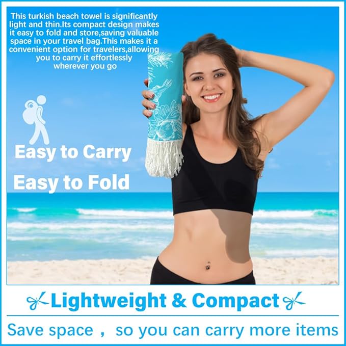 Oversized Turkish Beach Towel Blanket XXL Cotton Sandproof Towels Boho Woven Extra Large Big Sand Free Giant Throw Thick Blankets Huge Quilt XL Picnic Camping Necessities Cloud For Adult Gifts