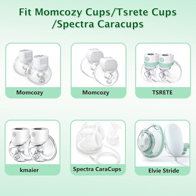 2pc Duckbill Valves Compatible with Elvie Stride 2/Stride Pump Replacement Parts, for Stride2 Breast Pump Replacement Parts, Not Original Elvie Pump Accessories