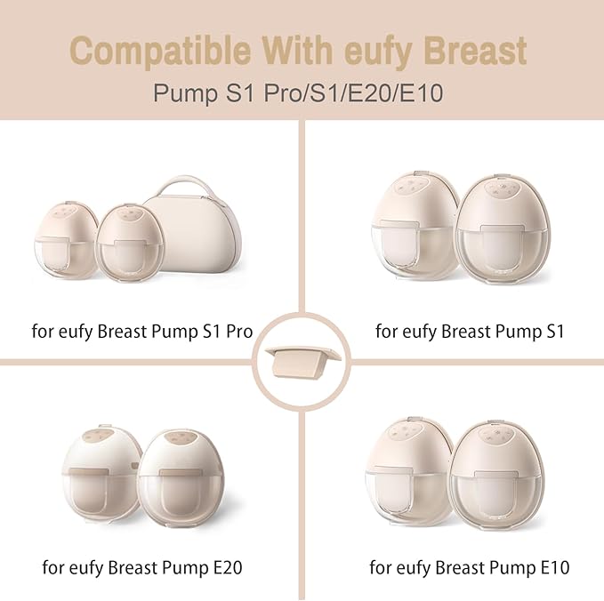6pcs Replacement Spout Cap for eufy Wearable Breast Pump E/20/E10/S1/S1 Pro, Dustproof, Keep Clean, Prevents Leaks from The Top, Fit for eufy Breast Pump Parts