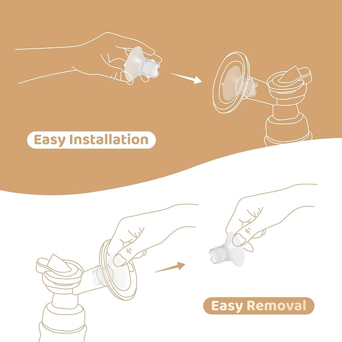 Flange Inserts 15mm Compatible with Medela/Spectra/TSRETE/Elvie/Momcozy/Bellababy Breast Pump 24mm Shields/Flanges, Reduce 24mm Nipple Tunnel Down to 15 mm, 4PCS