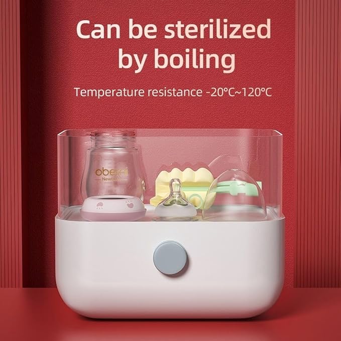 FarBrand Newborn Baby Bottle Starter Kit – Glass Baby Bottles 0-12 Months with Breast-Like Nipples, Anti-Colic, BPA-Free, 4oz & 5oz Breastmilk Bottles, Infant Gift Set, Leakproof Baby Bottle Kit