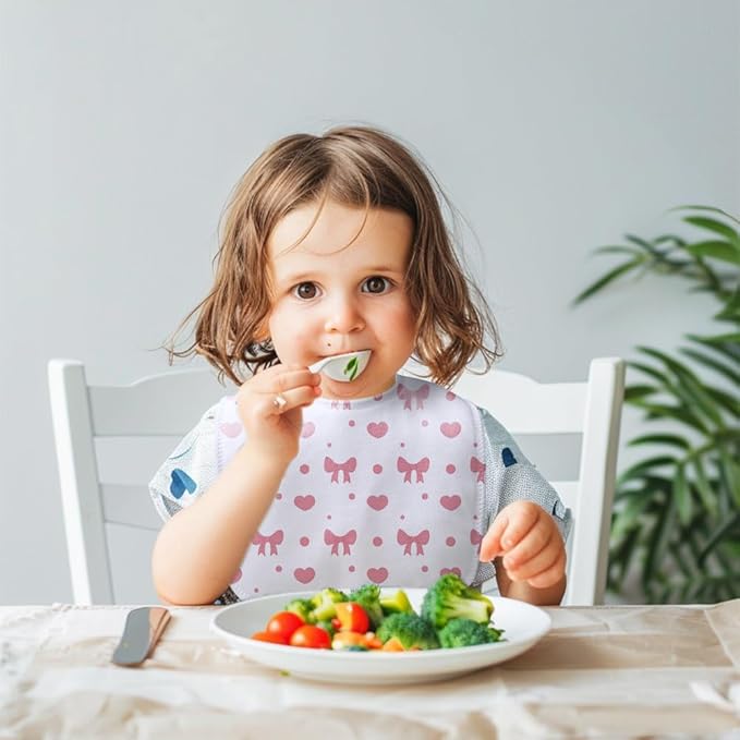 8 Pack Baby Bibs Unisex Adjustable with Snaps Ultra Soft Absorbent Drooling Teething for Boys and Girls