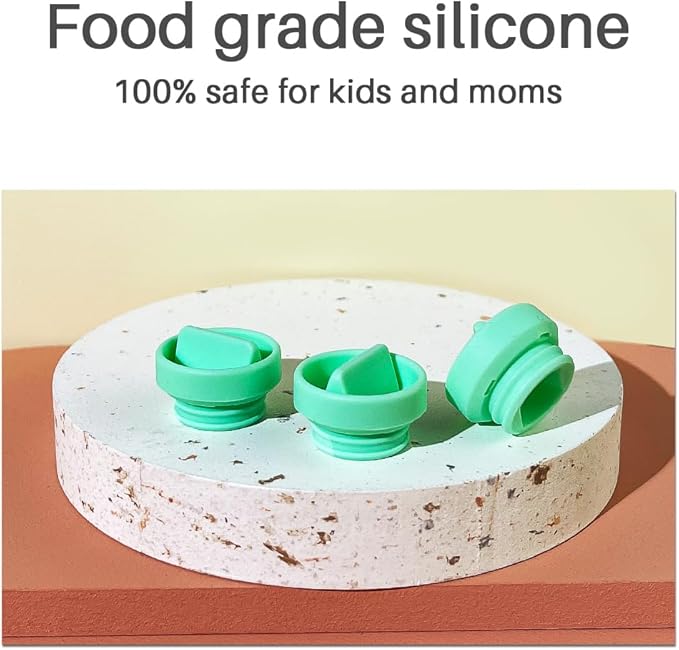 Tbuymax Duckbill Valves Compatible with Elvie Stride Pump Parts, 6 pc Food Grade Silicone Breast Feeding Valves, Not Original Stride Pump Parts