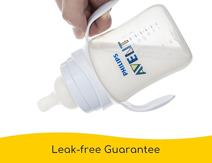 Baby Bottle Handles for Philips Avent Anti-Colic and AirFree Vent Baby Bottles, Compatible Avent Bottle Holder for Baby, 2 Count