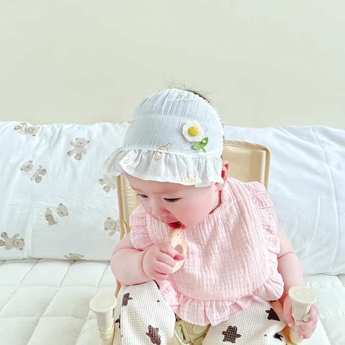 Baby Bibs Muslin Drool Teething Drooling Bibs for Baby Girl Boy Muslin Cotton