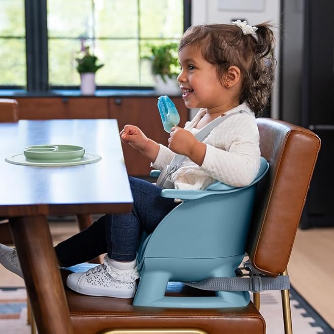 Sustainably-Made 3 in 1 High Chair, Made with 100% Recycled, Regenerative and Recyclable Materials, Easily Converts to a Booster Chair. Buyback Guarantee with Cashback Rebate.