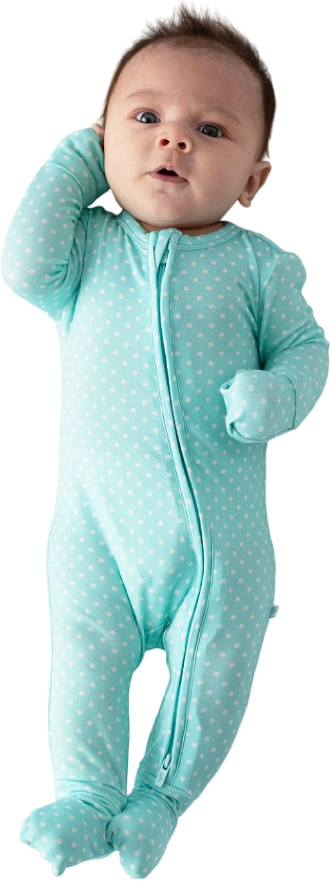 Posh Peanut Convertible Baby Sleepers - Girls Footless Baby Pajamas with 2 Way Zipper for Easy Diaper Changes